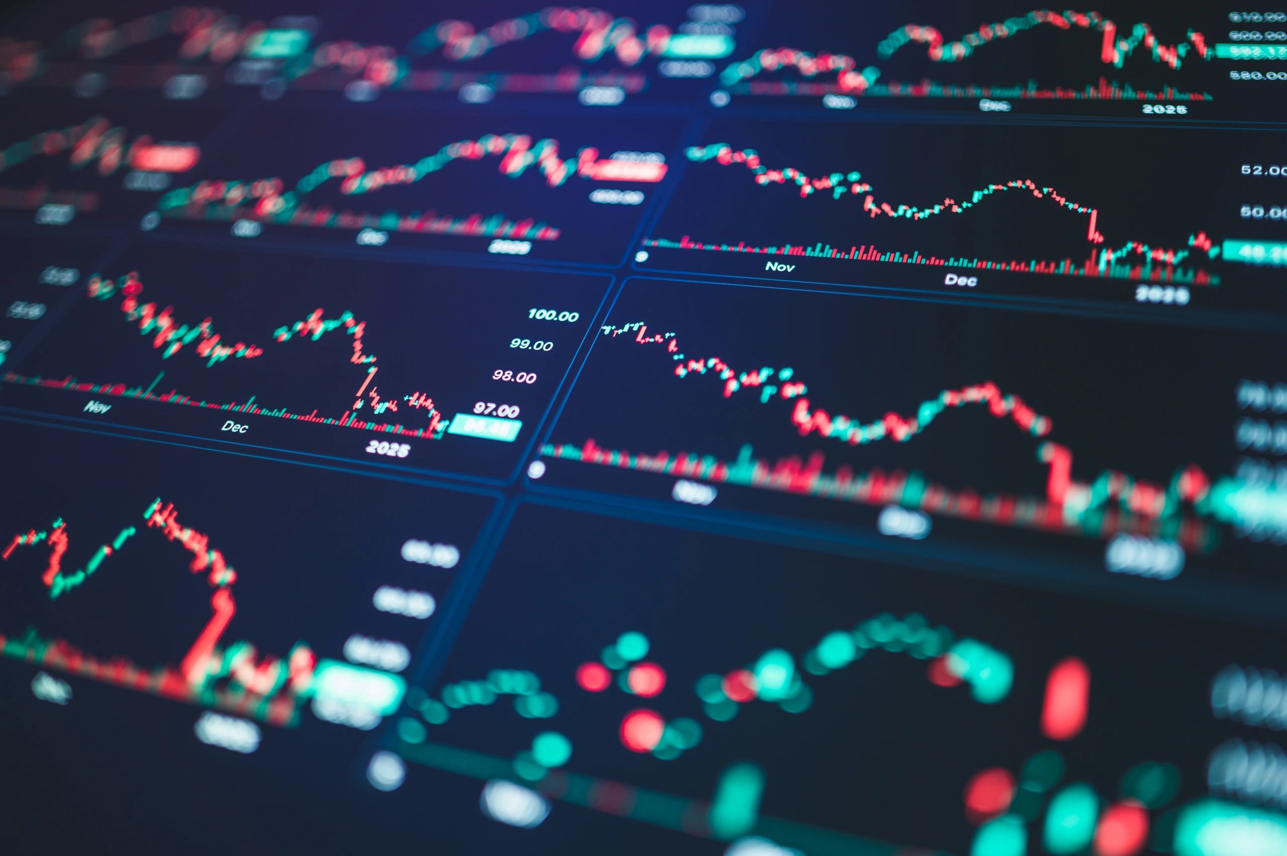Digital analytics display representing AI-driven business insight